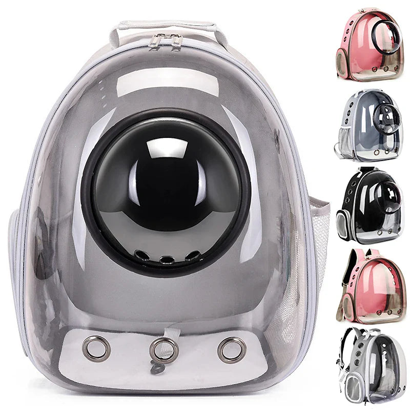 Pet Cat Carrying Bag Pet Backpacks Breathable Portable Transparent Backpack Puppy Dog cat Transport Carrier Space Capsule Bags