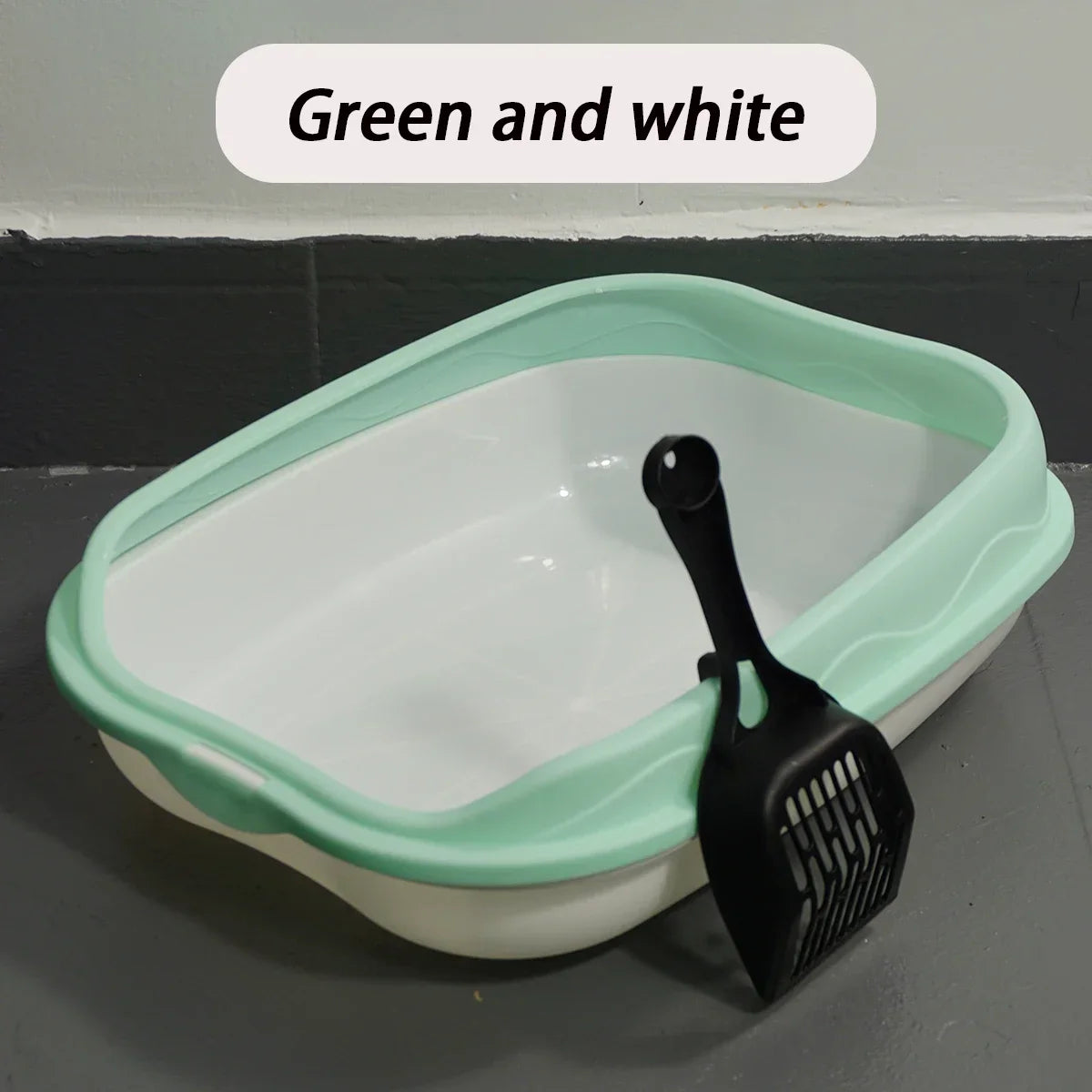 Cat Litter Box Portable Bedpan Removable Semi Closed Kitty Litter Pan Potty Toilet for Rabbit Medium Large Cats Small Animals
