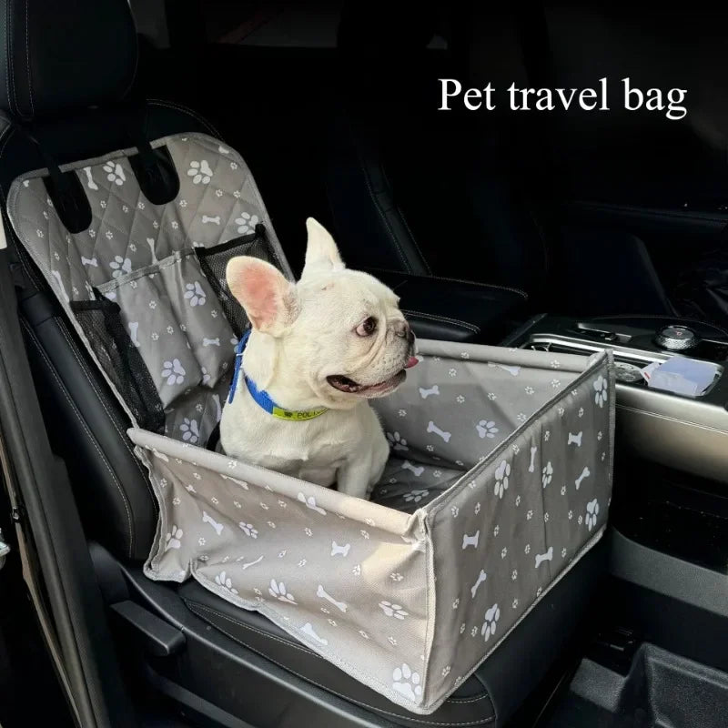 Pet car bag, portable pet pad for cats and dogs to store when going out, foldable, large-capacity cat and dog car carrying pad