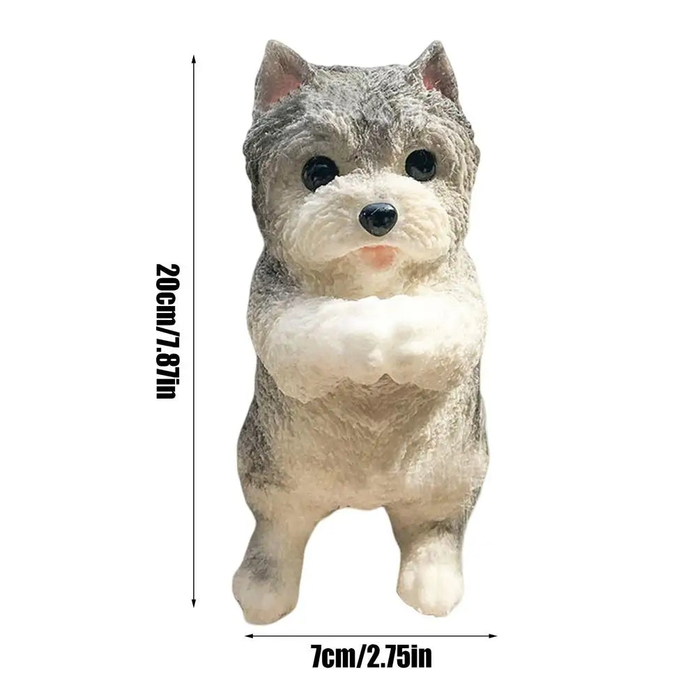 Cat Fidget Toy for Kids Sensory Toys Squeeze Toys Desk Decor Cat Dog Shape Collectible Figurines Toys Soft Flocking Fidget Toy