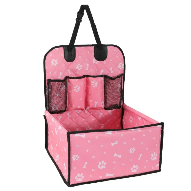 Pet car bag, portable pet pad for cats and dogs to store when going out, foldable, large-capacity cat and dog car carrying pad