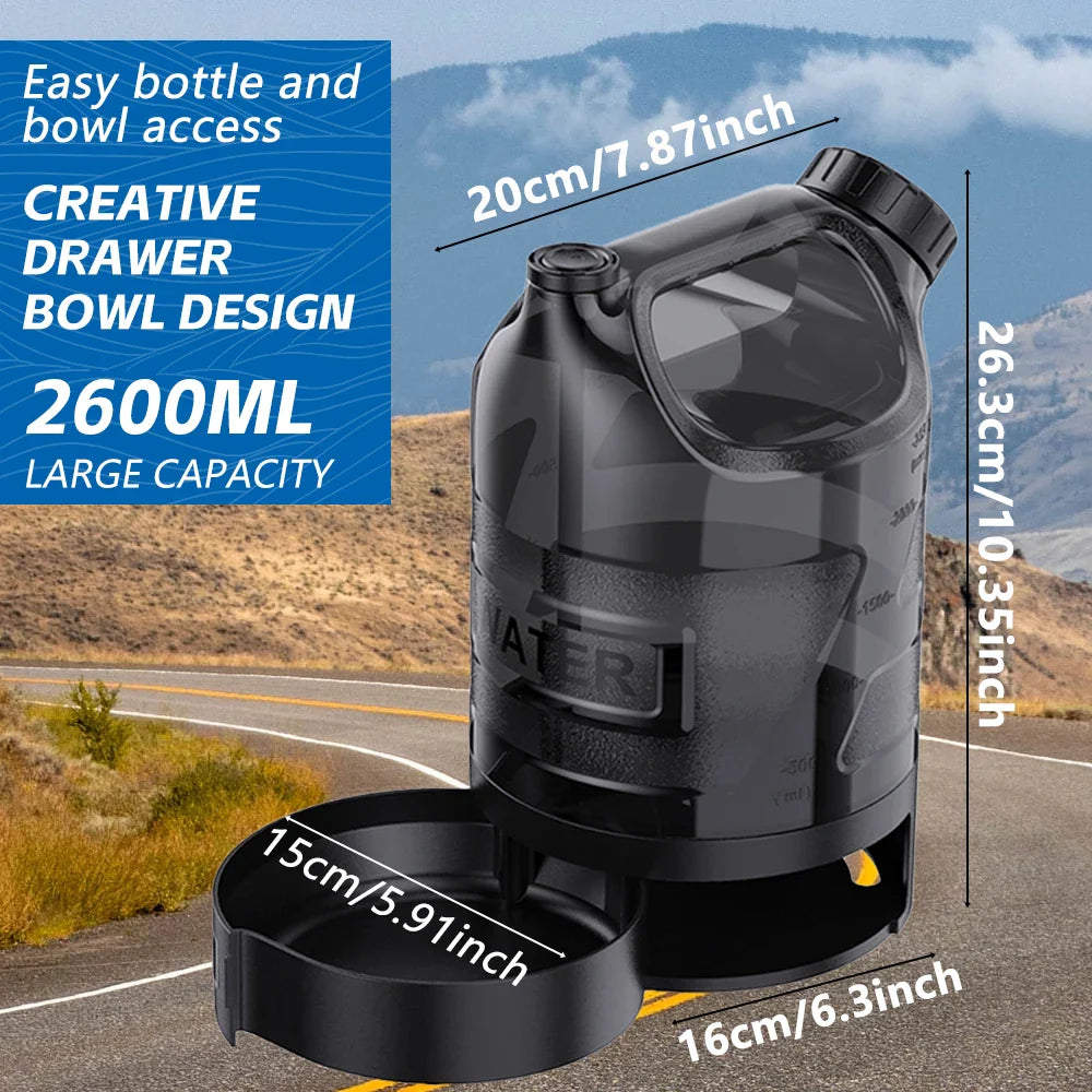 Portable Large Capacity Outdoor Pet Drinking Bucket Dog Water Bottle Portable Outdoor Pet Water Jug