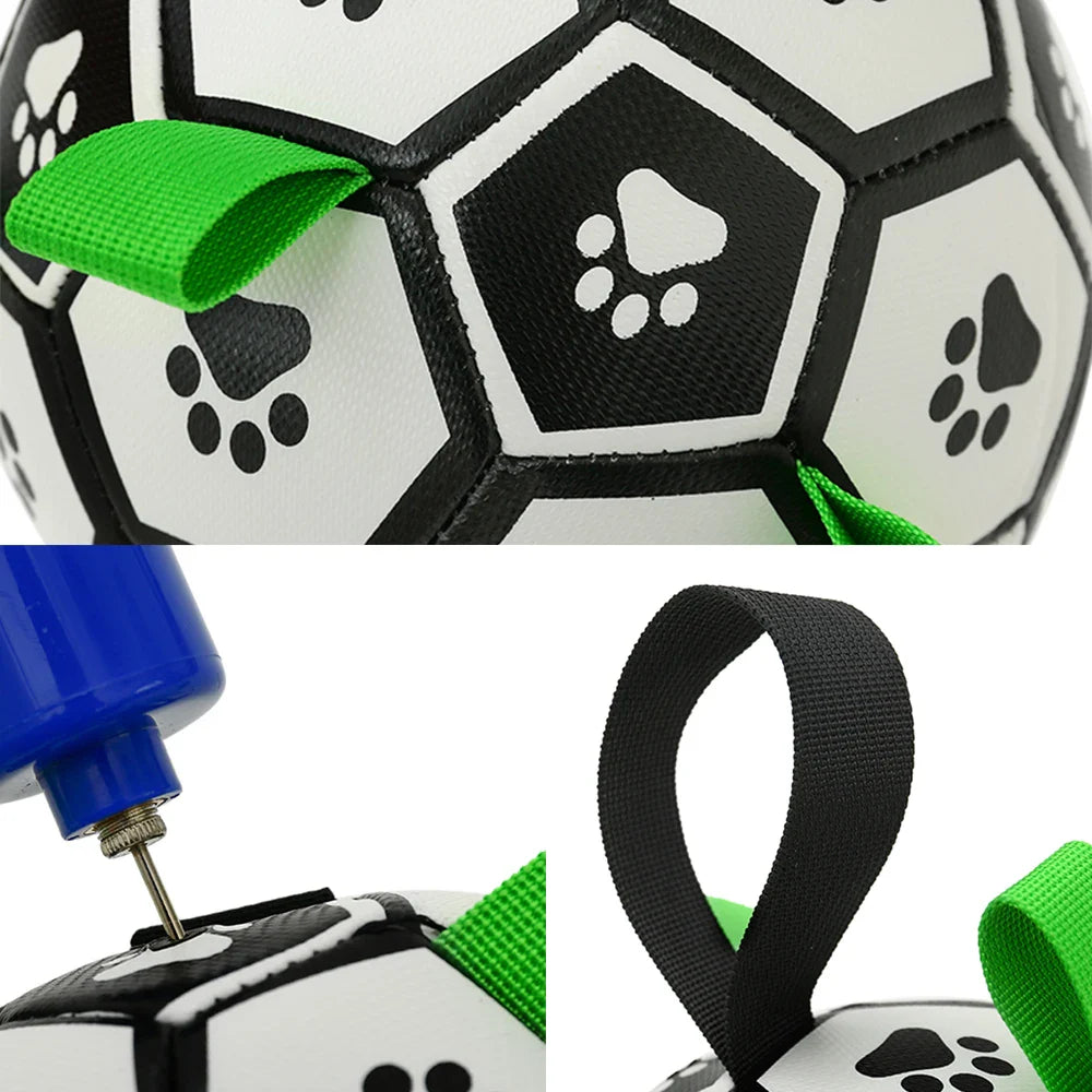Pet Dog Toys For Small Medium Dogs Cats Portable Puppy Ball Toys with Air Pump Interactive Dog Toys Outdoor Pug Pet Accessories