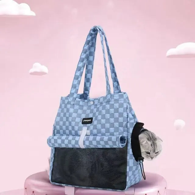 Pet Cat Carrying Bag Cat Travel Shoulder Backpack Pet Portable Windproof Backpack Can Be Exposed Bag