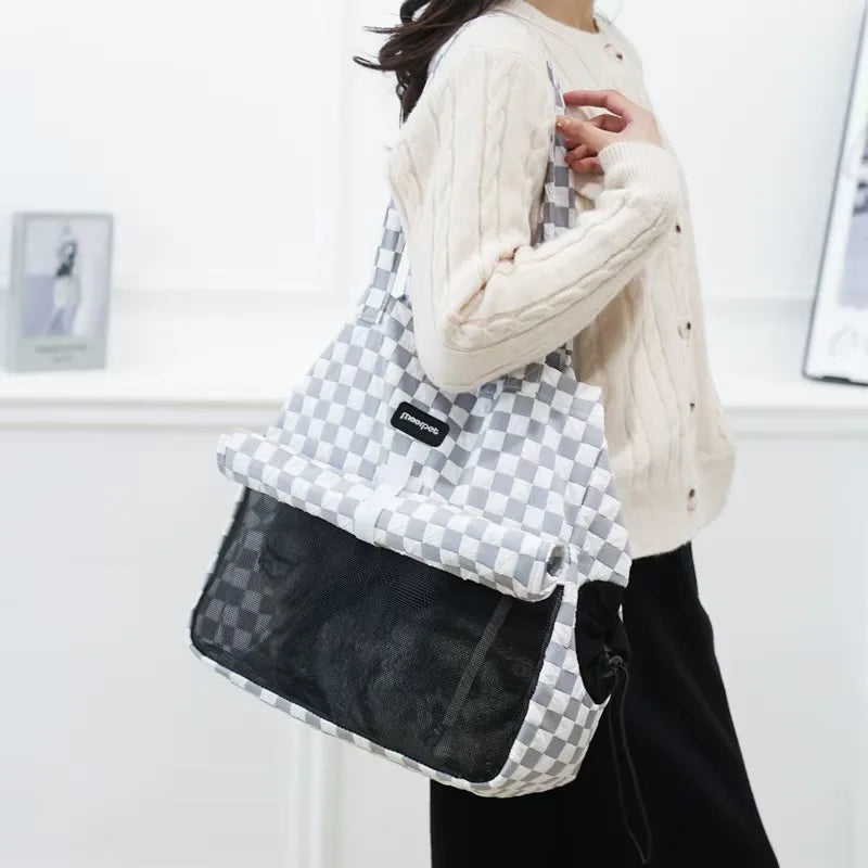 Pet Cat Carrying Bag Cat Travel Shoulder Backpack Pet Portable Windproof Backpack Can Be Exposed Bag