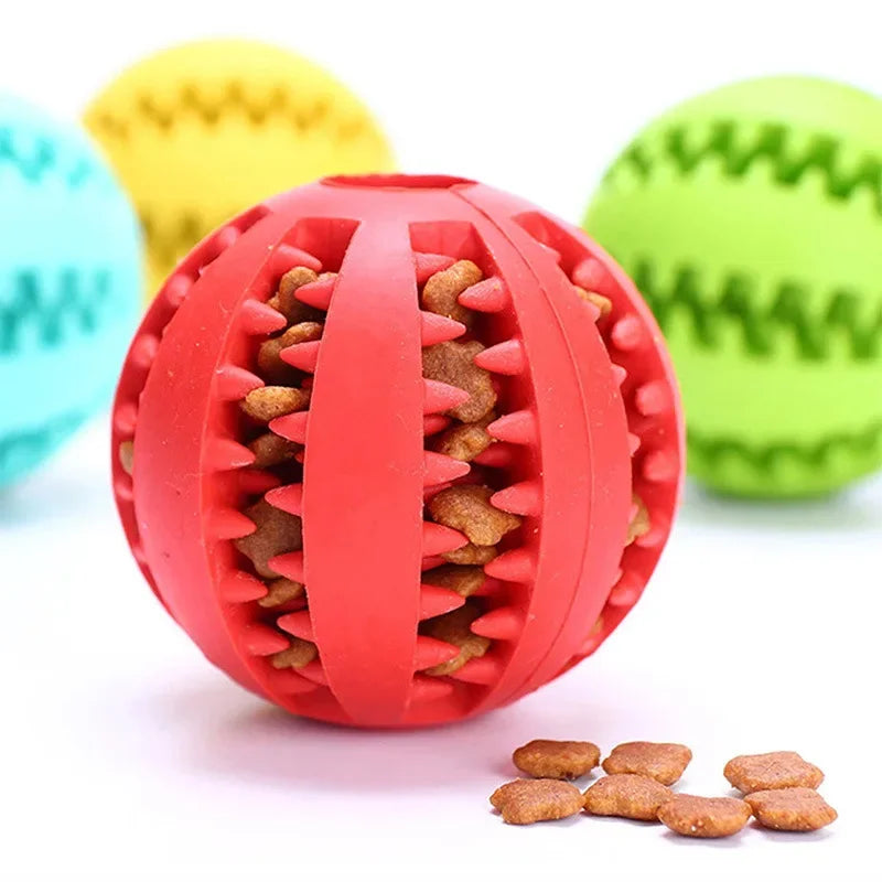 1 Set Pet Dog Toy Self-Entertainment Boredom Relief Molar Teeth Leak Food Ball Bite-Resistant Puppy Hide Watermelon Outdoor Fun