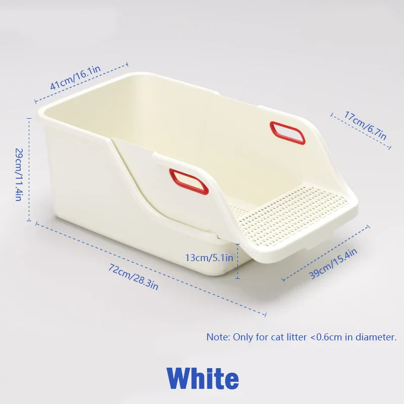 Cat Supplies Toilet Cat Litter Box Semi-closed Extra Large Size To Prevent Splashing Outside Automatic Litter Box