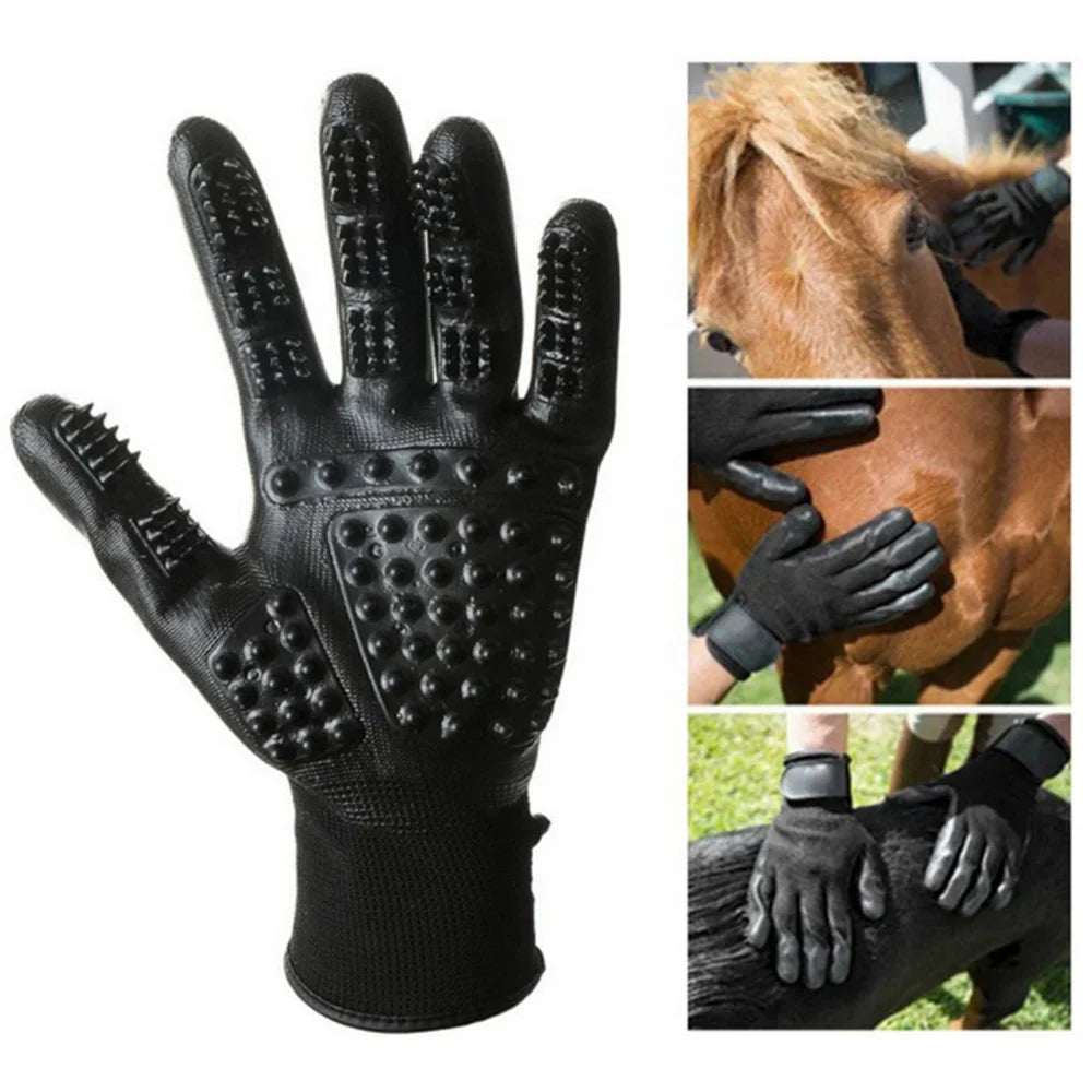 Pet Grooming Glove Pet Hair Remover Gloves,Pet Cleaning Glove Cat Dog Deshedding Brush Clean Massage Hair Pet Shower Gloves